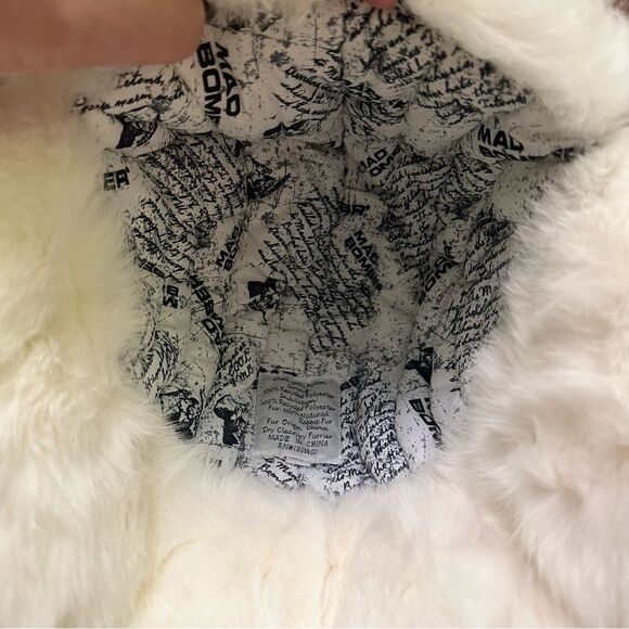 Women’s  MAD BOMBER Winter Natural Rabbit Fur  Hat main image 5